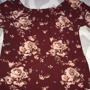 Floral long-sleeve Blouse